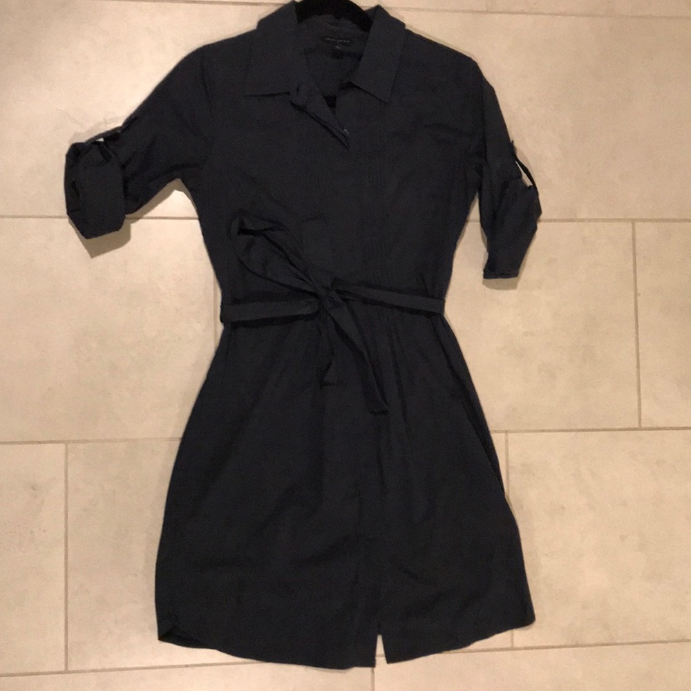 Banana Republic Shirt Dress, Navy Blue